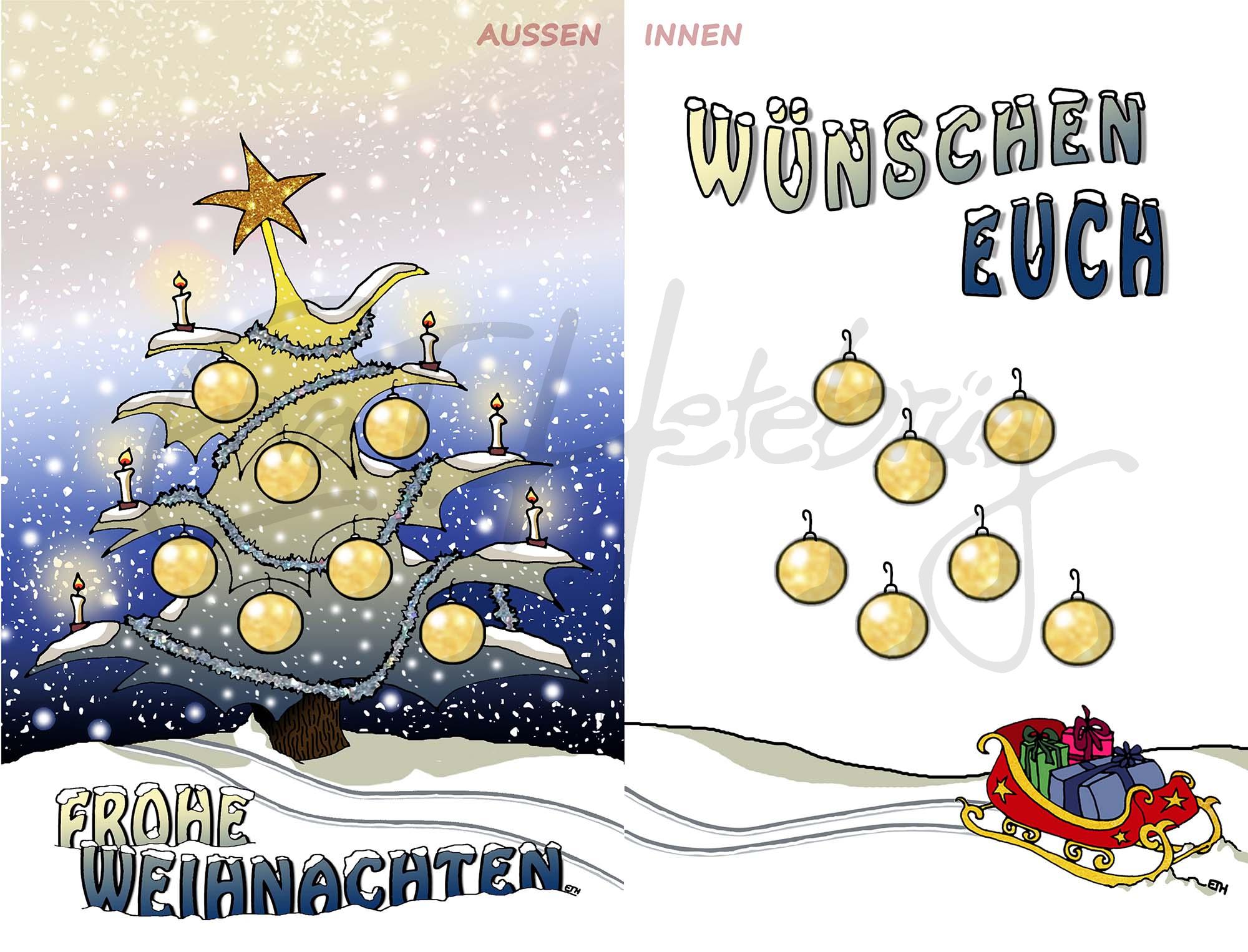 GRUßKARTE (WEIHNACHTEN) von Gruppe 