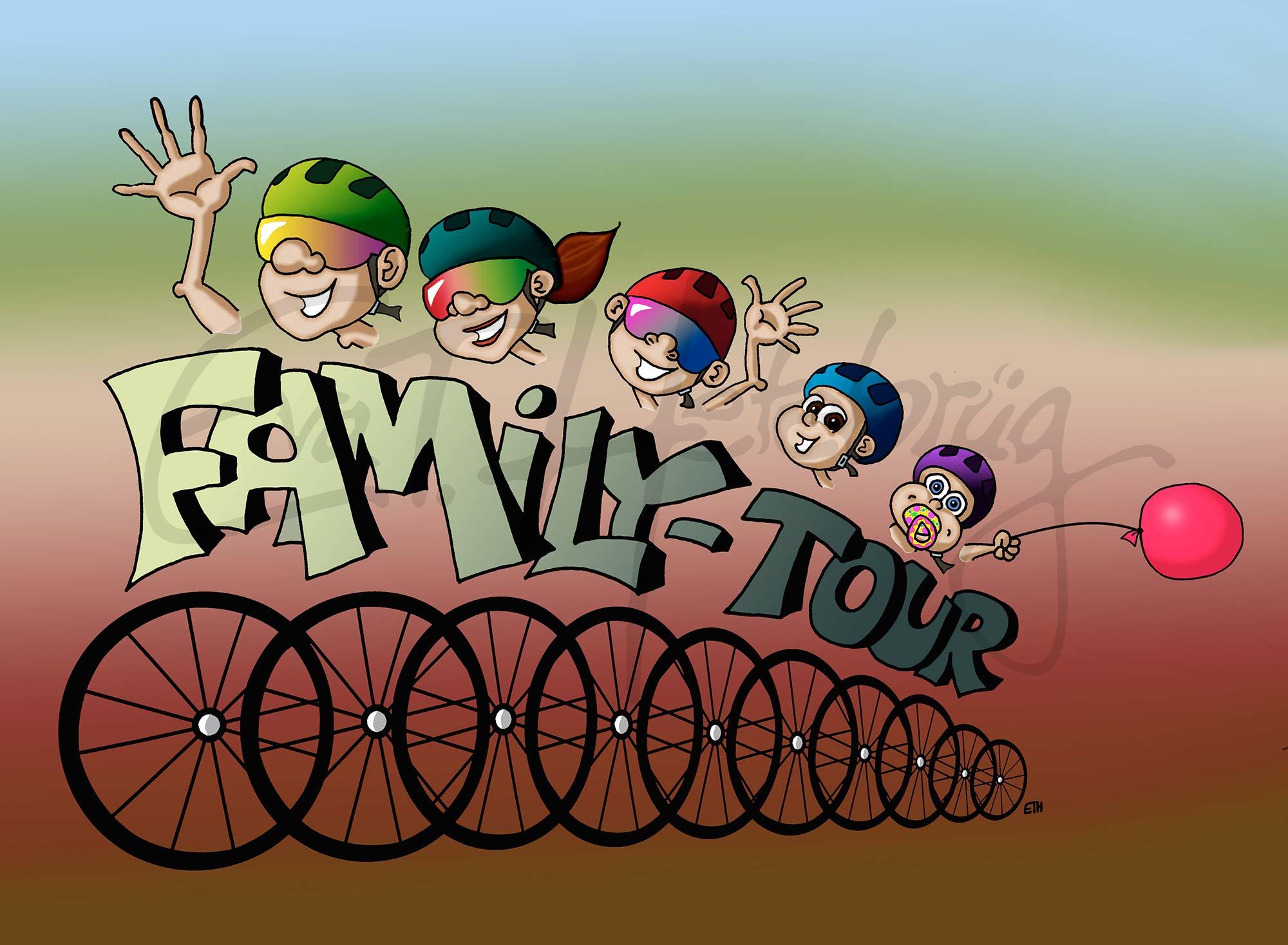 Family-Fahrrad-Tour